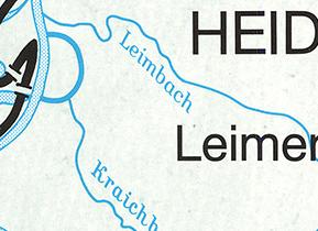 Reliefkarte Baden-Württemberg 1:300 000