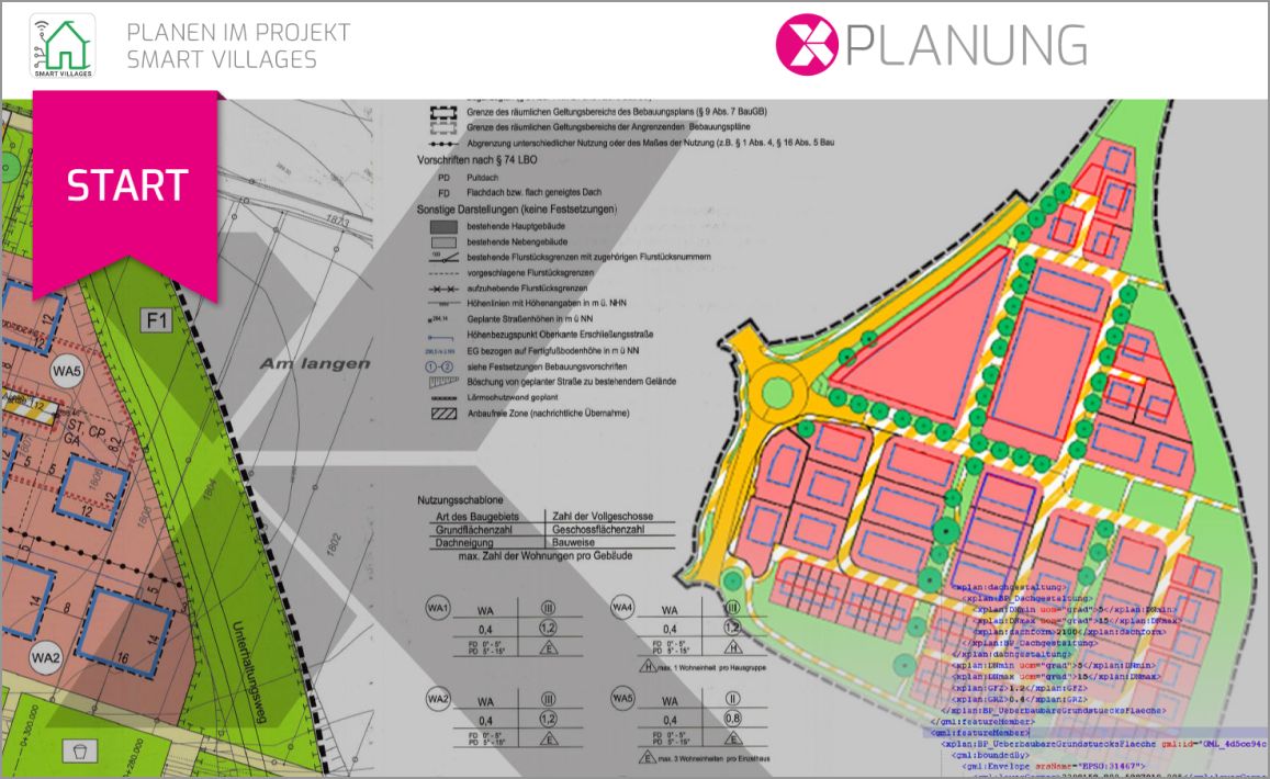 Smart Villages Story Map XPlanung